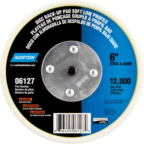 Back Up Pads For PSA & Hook And Loop Paper Discs O-Max