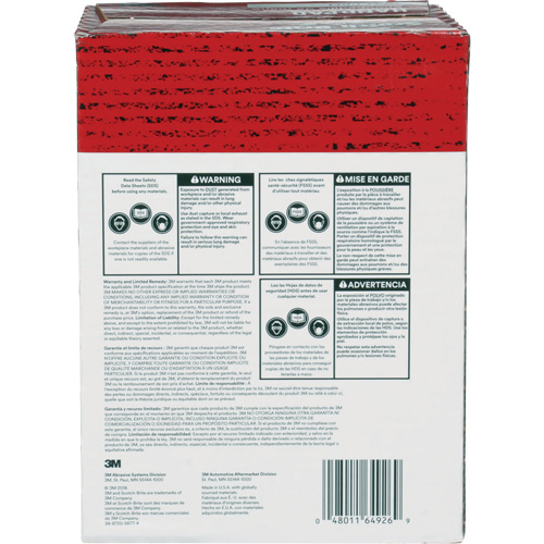 Scotch-Brite 7447 Hand Pads, Aluminum Oxide, 9" x 6", Very Fine Grit O-Max