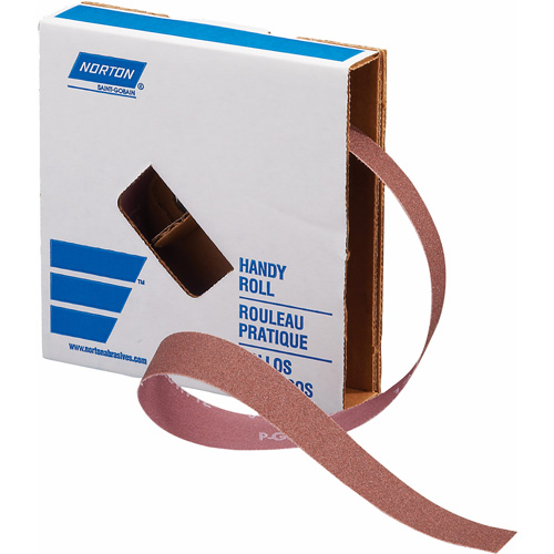 Metalite&reg; K225 Sanding Roll, Aluminum Oxide, 1" W x 30' L, P240-J Grit O-Max
