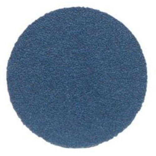 BlueFire Hook & Loop Disc, 6" Dia., 36 Grit, Zirconia Alumina, E-Weight O-Max