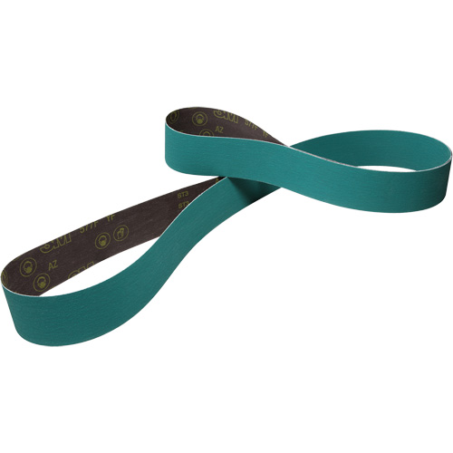 Cloth Sanding Belt, 3/4" W x 18" L, Zirconia Alumina, 40 Grit O-Max