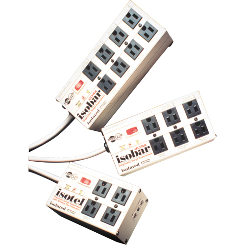 Isobar&reg; Premium Surge Suppressors, 4 Outlets, 3330 J, 1440 W, 6' Cord O-Max