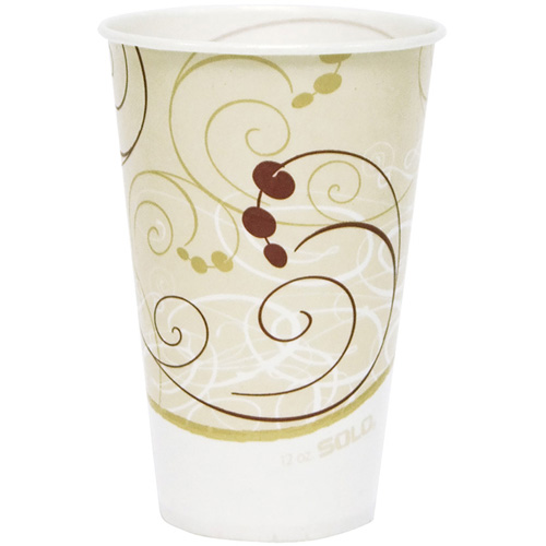 Goblets jetables, Papier, 12 oz, Multicolore O-Max