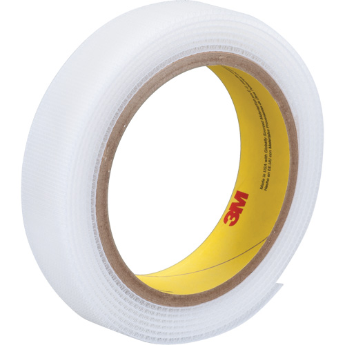 Attache, Boucle, 50 vg x 3/4", Cousu, Blanc O-Max