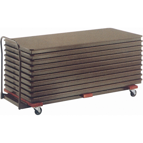 Flat Stacking Table Caddies, 74" W x 31.25" D x 36.25" H O-Max
