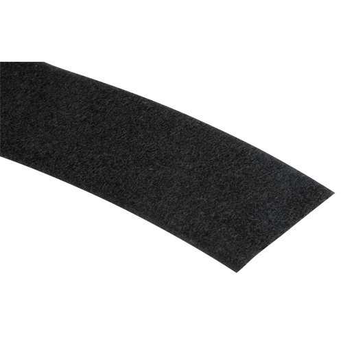 Bande d'attaches, Boucle, 50 vg x 2", Cousu, Noir O-Max