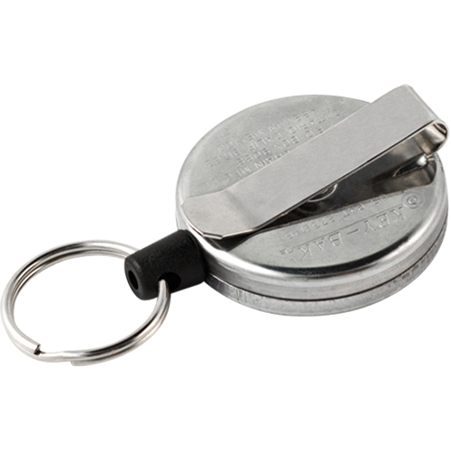 Original Self Retracting Reels #485-HDK, Chrome, 48" Cable, Belt Clip Attachment O-Max