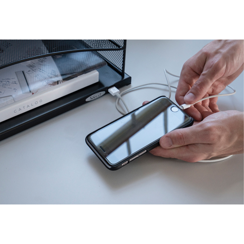 Organisateur de bureau avec alimentation USB Onyx O-Max