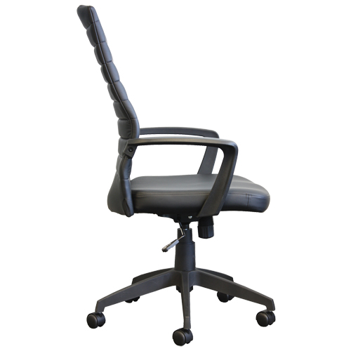Chaise de bureau Activ A-128, Polyur&eacute;thane, Noir, Capacit&eacute; 275 lb O-Max