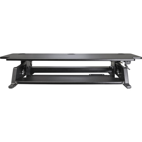 Goya Sit-Stand Workstation, Desktop Unit, 20" H x 42" W x 16" D, Black O-Max