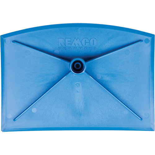 T&ecirc;te de binette pour service alimentaire, Bleu, 8" la x 11-1/4" lo O-Max