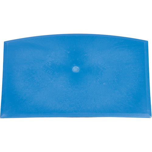 T&ecirc;te de binette pour service alimentaire, Bleu, 8" la x 11-1/4" lo O-Max