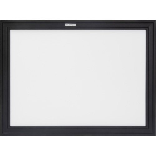 Black MDF Frame Whiteboard, Dry-Erase/Magnetic, 24" W x 18" H O-Max