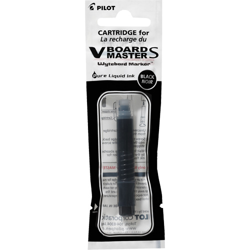 Vboard Master S Slim White Board Marker Refill, Black O-Max