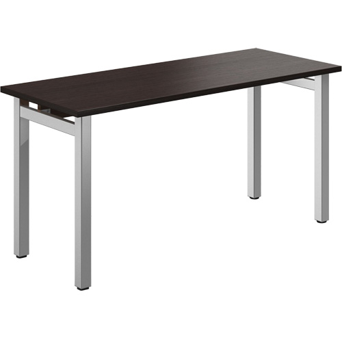 Newland Table Desk, 29-7/10" L x 60" W x 29-3/5" H, Dark Brown O-Max