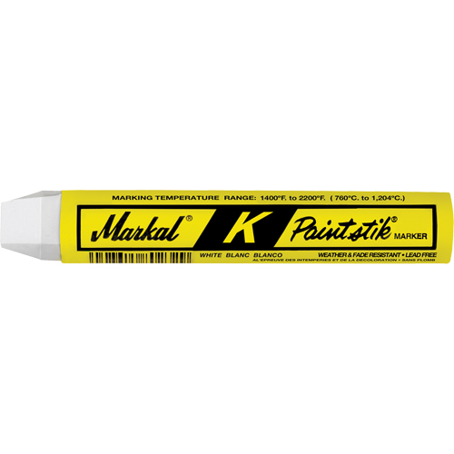 K Paintstik&reg; Paint Marker, Solid Stick, White O-Max