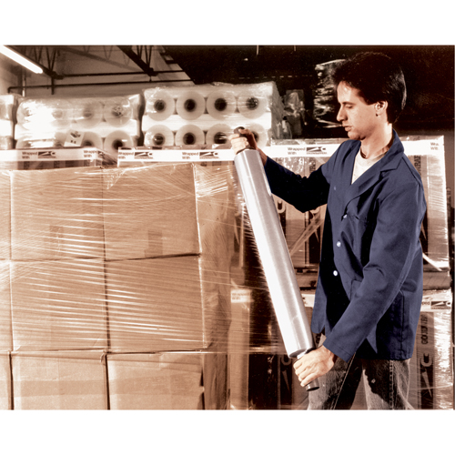 Hand Stretch Wrap, 80 Gauge (20.3 micrometers), 20" x 1000' O-Max