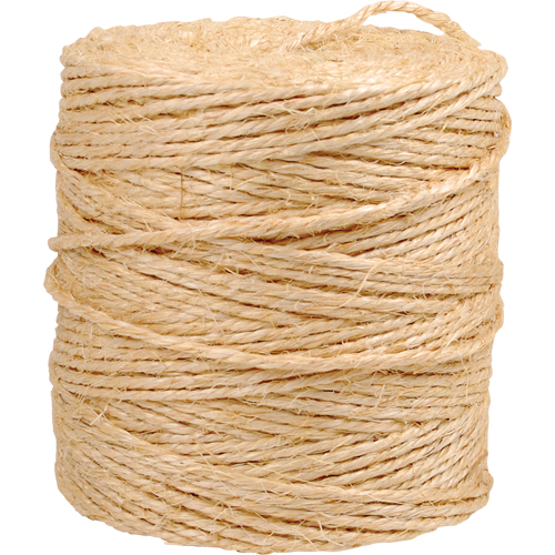 Ficelle d'arrimage, Sisal, 850' Longueur O-Max