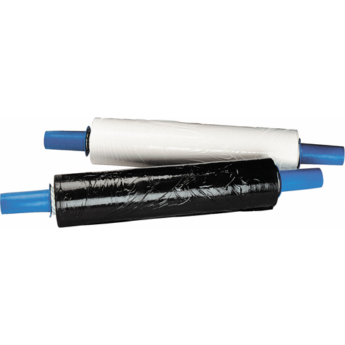 Stretch Wrap, 80 Gauge (20.3 micrometers), 18" x 1000', Opaque White O-Max