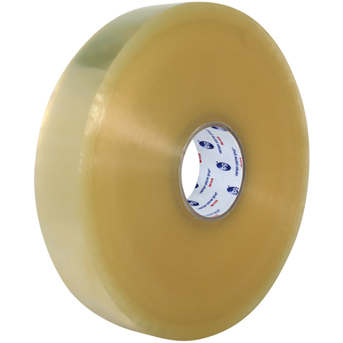 Rouleau de ruban d'emballage pour boîtes, Adh&eacute;sif Thermofusible, 1,6 mil, 50 mm (2") x 1828 m (5997') O-Max