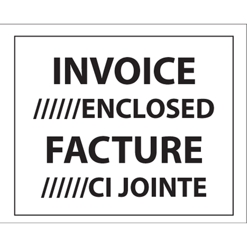 Packing List Envelopes, 4" L x 5" W, Backloading Style O-Max