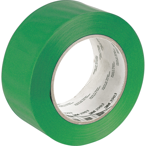 Rubans adh&eacute;sifs en vinyle 3903, 50 mm (2") la x 45,5 m (149,25') lo, 6,3 mils, Vert O-Max