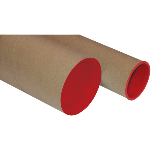 Plug-Seal Mailing Tubes, Round, 2" W x 43" L O-Max