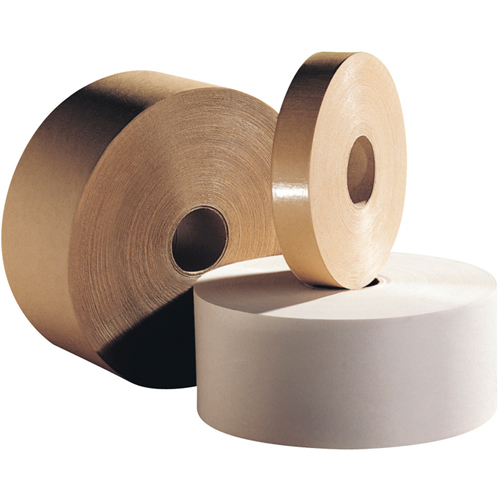 Gummed Tapes - Standard Tape, 60 mm (2-9/25") x 182.88 m (600'), Kraft O-Max