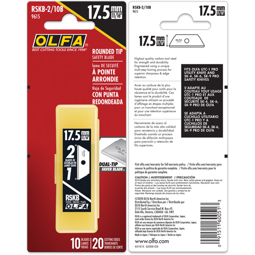 Couteaux s&eacute;curitaires Flex-Guard, Style Simple O-Max
