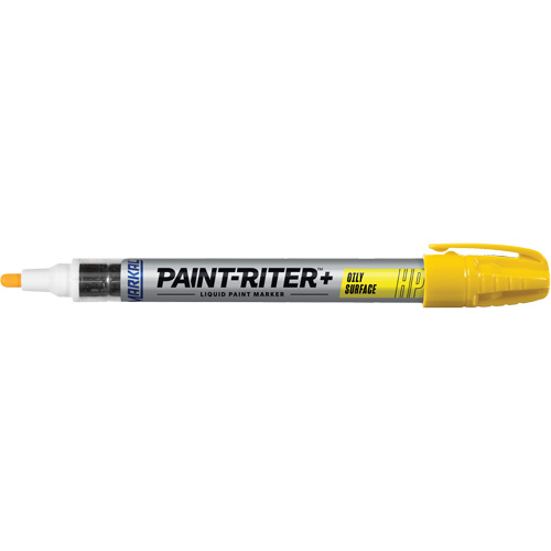 Paint-Riter&reg; + Oily Surface Marker, Liquid, Yellow O-Max