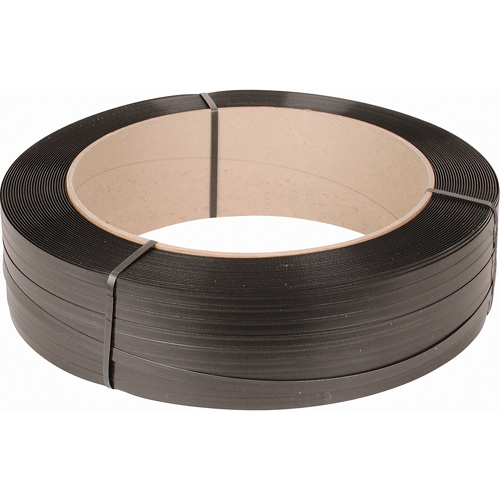 Strapping, Polypropylene, 1/2" W x 7200' L, Black, Machine Grade O-Max