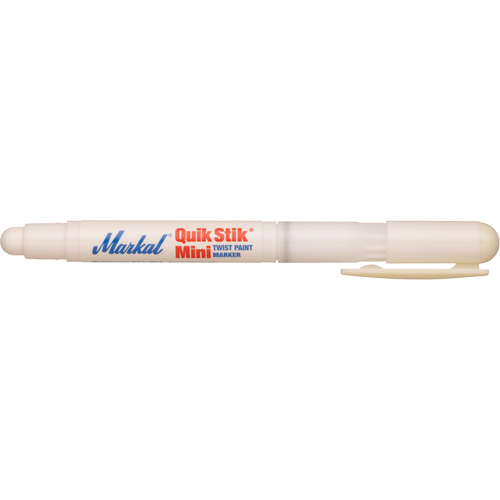 Quik Stik&reg; Mini Paint Marker, Solid Stick, White O-Max