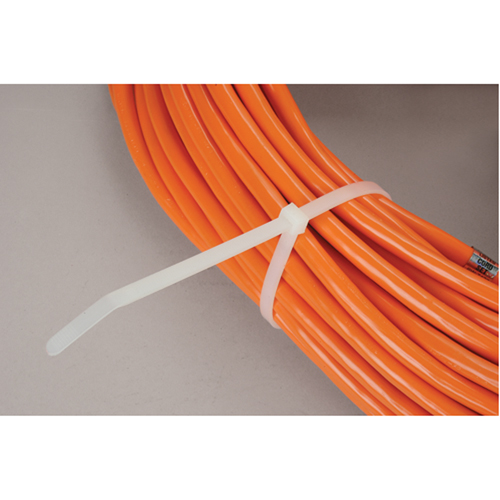 Cable Ties, 4" Long, 18 lbs. Tensile Strength, Natural O-Max