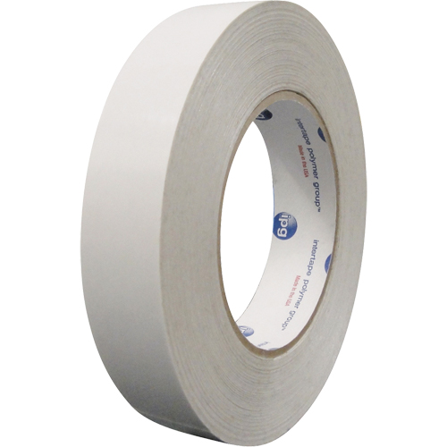 Ruban double face sp&eacute;cialis&eacute; en PVC non plastifi&eacute;, 19 mm (3/4") x 54,8 m (180'), Blanc O-Max