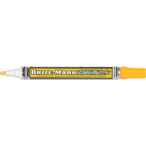Marqueur RoughNeck Brite-Mark, Liquide, Jaune O-Max