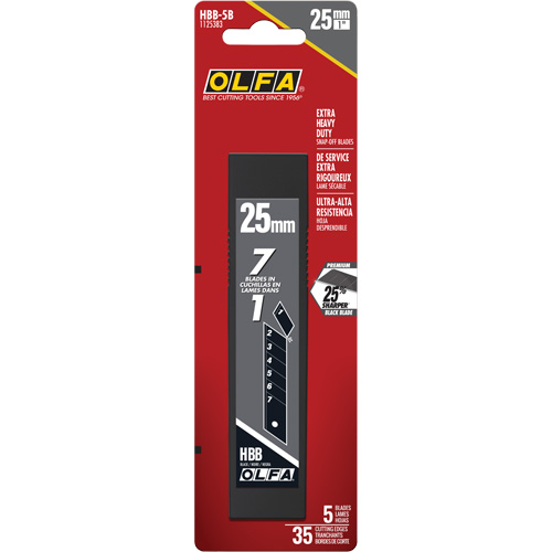 Ultra-Sharp Black Replacement Blades, Snap-Off Style O-Max
