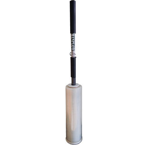 Distributeur de film &eacute;tirable &agrave; poign&eacute;e courte, Convient aux rouleaux 12"-18" O-Max