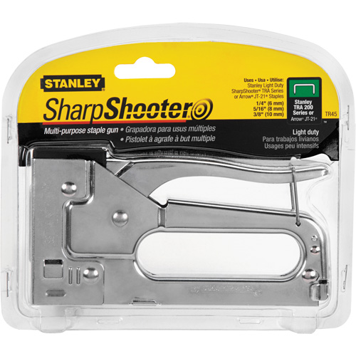 Light-Duty Staple Gun, 5/16"/1/4"/3/8" Staples O-Max