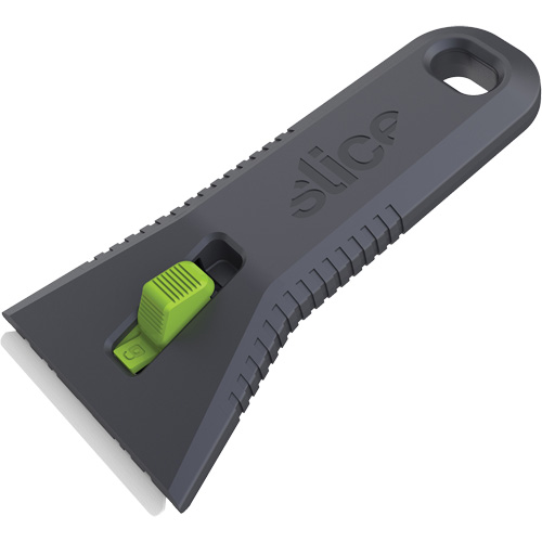 Slice Racloir utilitaire auto-r&eacute;tractable, Lame C&eacute;ramique, Largeur 65 mm, Manche Nylon O-Max