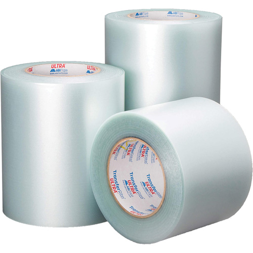 Ruban ultra transparent TransferRite, Polypropyl&egrave;ne, 355,6 mm (14") la x 91,44 m (300') lo, 3,9 mils &eacute;pais O-Max