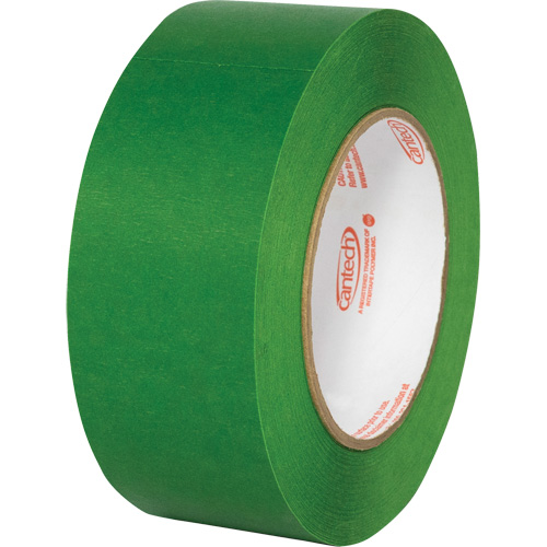 Premium Safe Tack Masking Tape, 48 mm (1-57/64") x 55 m (180.4'), Green O-Max