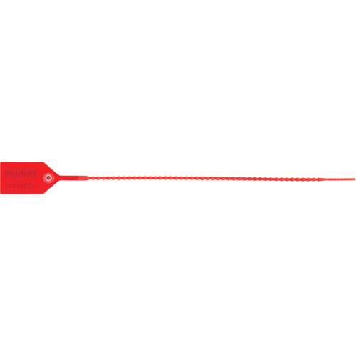Standard-Duty Security Seal, 12", Plastic, Plastic Seal O-Max
