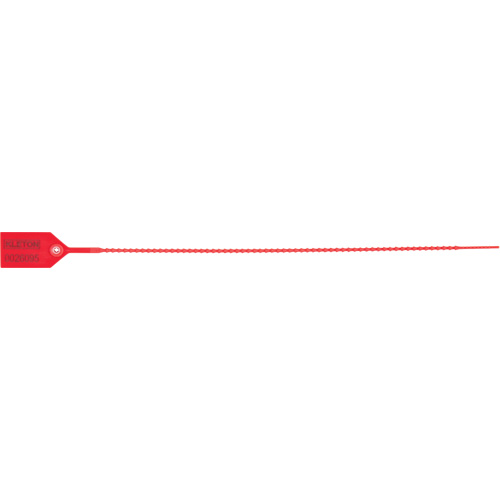Standard-Duty Security Seal, 15", Plastic, Plastic Seal O-Max