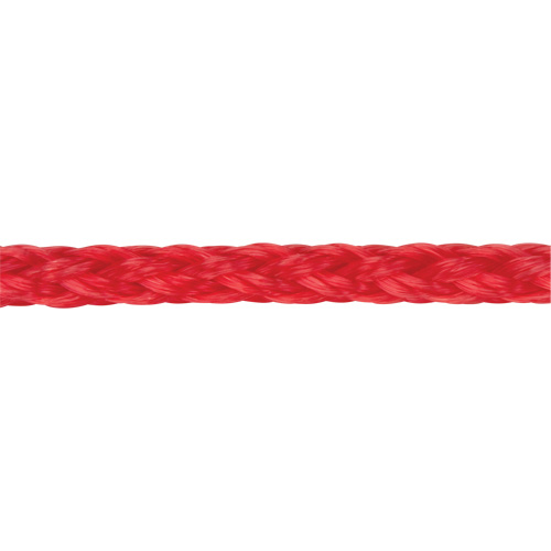 Braided Red Rope, Polypropylene, 500' O-Max
