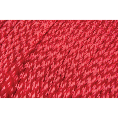 Braided Red Rope, Polypropylene, 500' O-Max