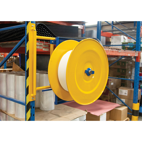 Distributeur de feuillards, Feuillard Polyester/Acier/Polypropyl&egrave;ne, Dia de noyau 16"/8", largeur de rouleau 3"/8"/6" O-Max