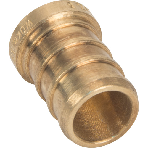Lead-Free Pipe Plug, Pipe, 1" Dia., Brass O-Max