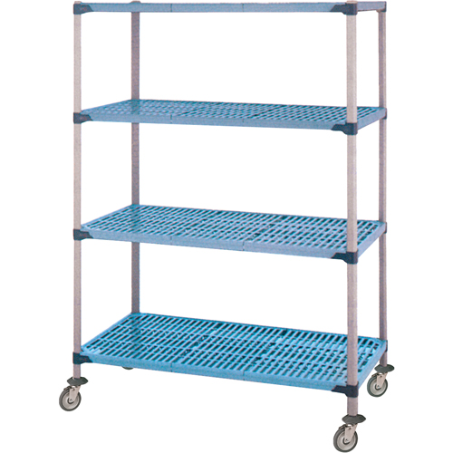 &eacute;l&eacute;ment de rayonnage , 4 Tablettes, 36" la x 68" h x 18" p O-Max