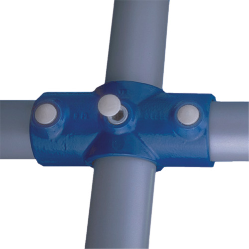 Single Socket Tee Structural Tube Clamp, 0.84" O-Max