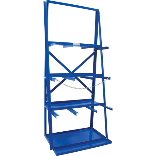 Bar Storage Rack, Vertical, 3 Levels, 36" W x 24" D x 84" H, 3000 lbs. Cap. O-Max